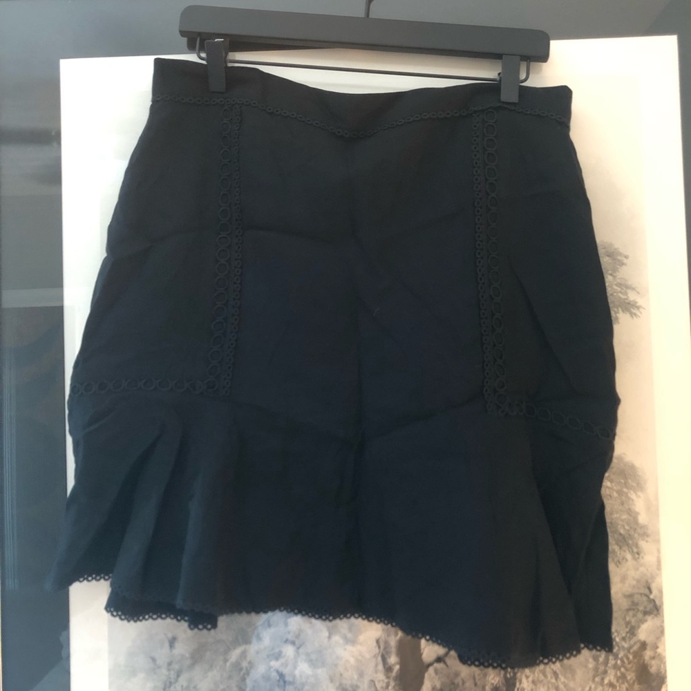Black summer skirt